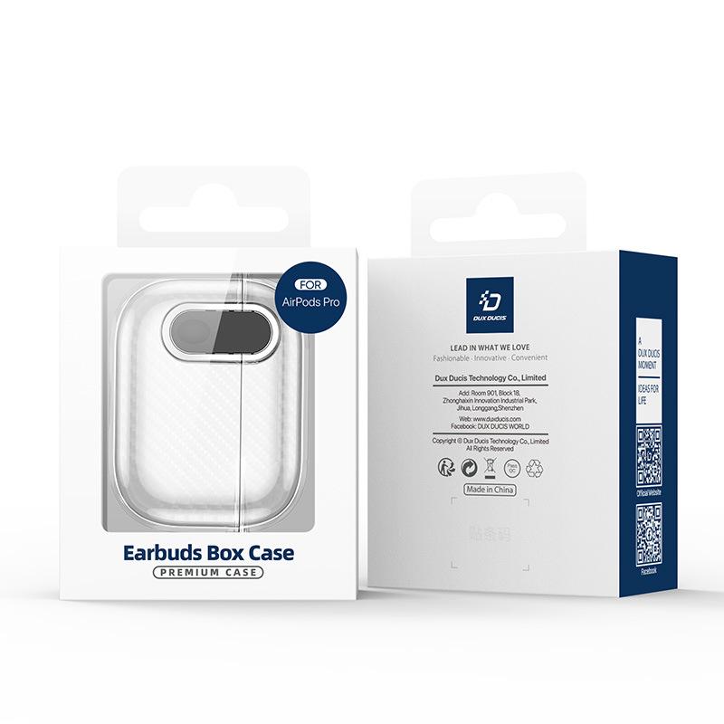 AirPods Pro & AirPods 3 Transparente Eis Kristall Kohlefaser Schutzhülle