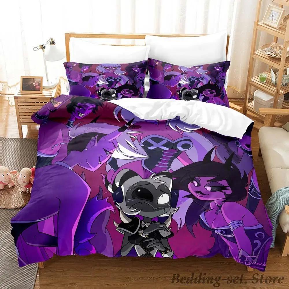 

Blitzo Boss Постельное белье Single Twin Full Queen King Size Bed Set Adult Kid Bedroom Duvetcover Sets Anime Parure de lit Bed EU Single 135x200cm