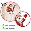 Decorative Christmas Wall Stickers Santa Claus Switch Sticker, Light Decal for Xmas Holiday, Party Supplies Removable Self-Adhesive Sticker