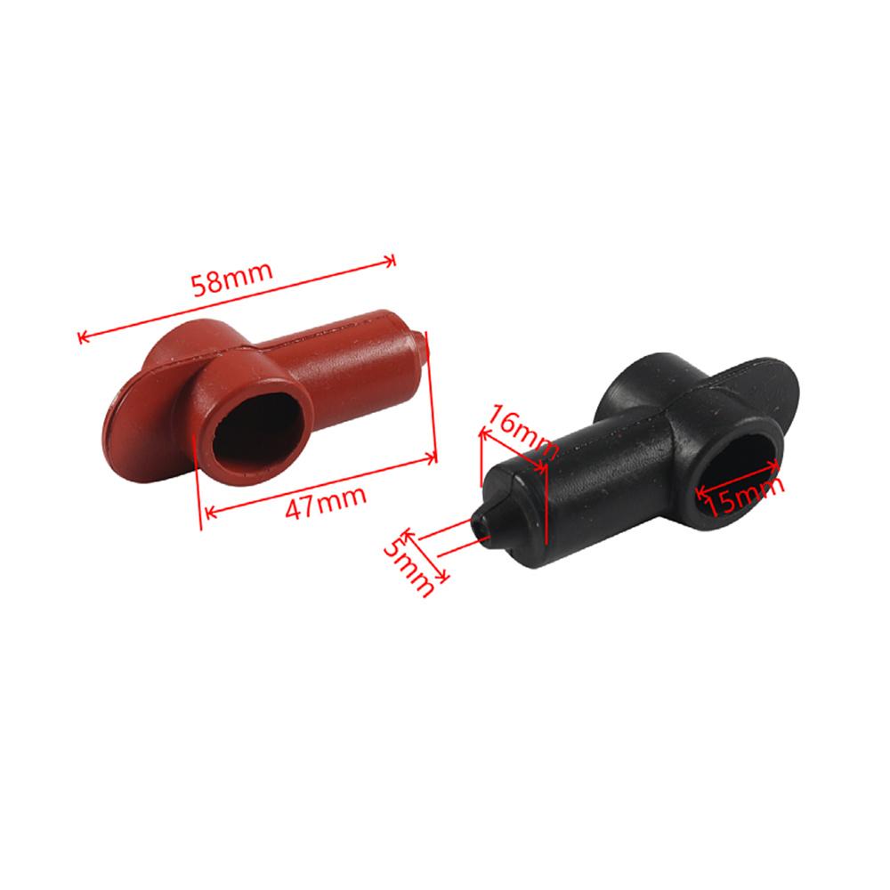 10Pcs Silicone Terminal Covers For Alternator Battery Stud Power Junction Blocks