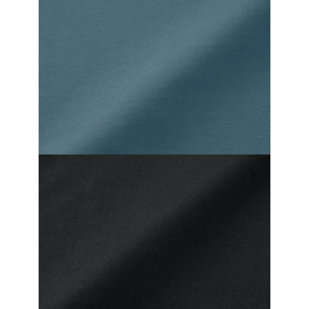 GU by Uniqlo Stil Trocken Übergroßes Set Kurzarm Shorts