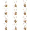 Light Luxury 12 Constellation Necklace Moon Sun Bohemian Golden Necklace  Vacation