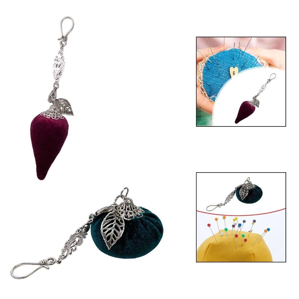 

Embroidery Sewing Pin Cushion Stitching Pins Needle Storage Holder Needle Container Sewing Tools зелений