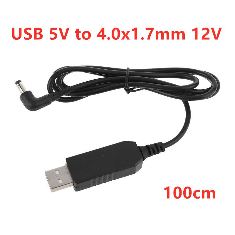 USB To DC Power Charging Cable 4.0x1.7mm Plug 5V 1A 6V 12V Power Charging Cable for PSP 1000/2000/3000 for Speaker Router LED