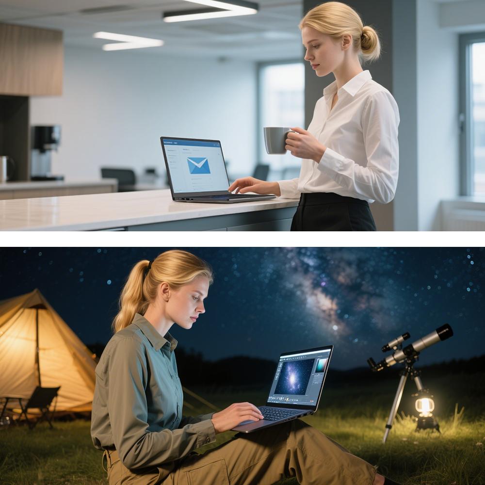 Laptop Ninkear A15 Air 15.6'' 16G+512G SSD AMD Ryzen 5 3500U  1920x1080 60Hz Refresh Rate