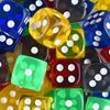 100Pcs/Set 6 Sided Dice 14Mm D6 Clear Color Crystal Acrylic Round Edge Boxed Dice For Tabletop Gaming Party Dnd Ten Per Color