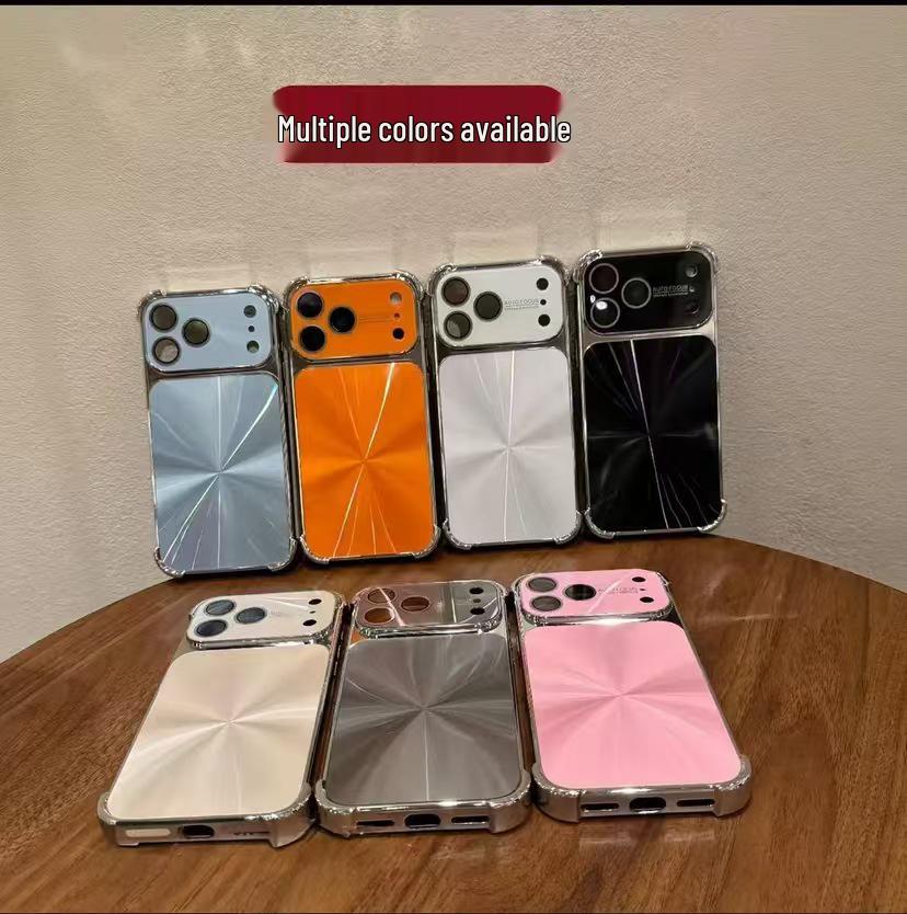 iPhone 17 Pro Max Aurora CD Pattern Electroplated Phone Case, Four-Corner Anti-Drop, Soft Shell for iPhone 16
