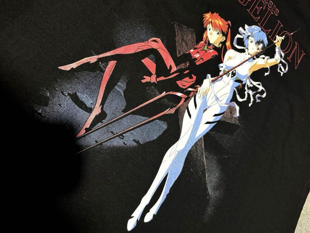 [USED] Evangelion Anime T-shirt, Size XL