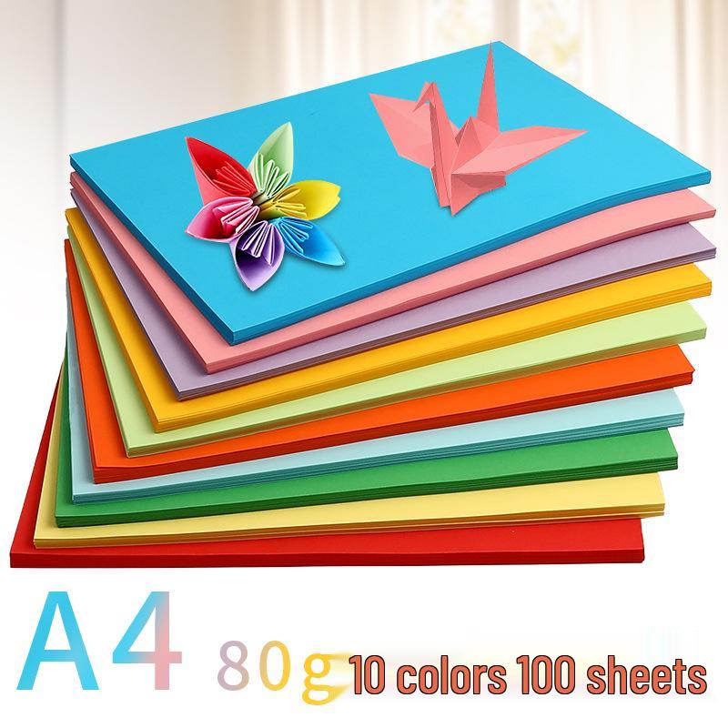A4 Color Paper for Printing, Crafts, and Origami - 80gsm