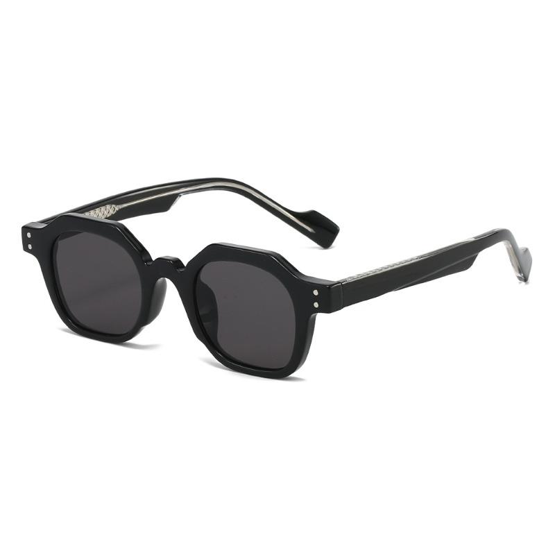 New Retro Fashion Men Black Sunglasses Travel Square Frame Women Sun Glasses Outdoor Driving Fishing High Quality Uv400