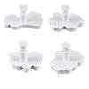 Hot Sale 4pcs Cake Tools Animal Cutter Set Cookie Cutters Biscuit Stamp Fondant Mould Baking Sugarcraft Mold