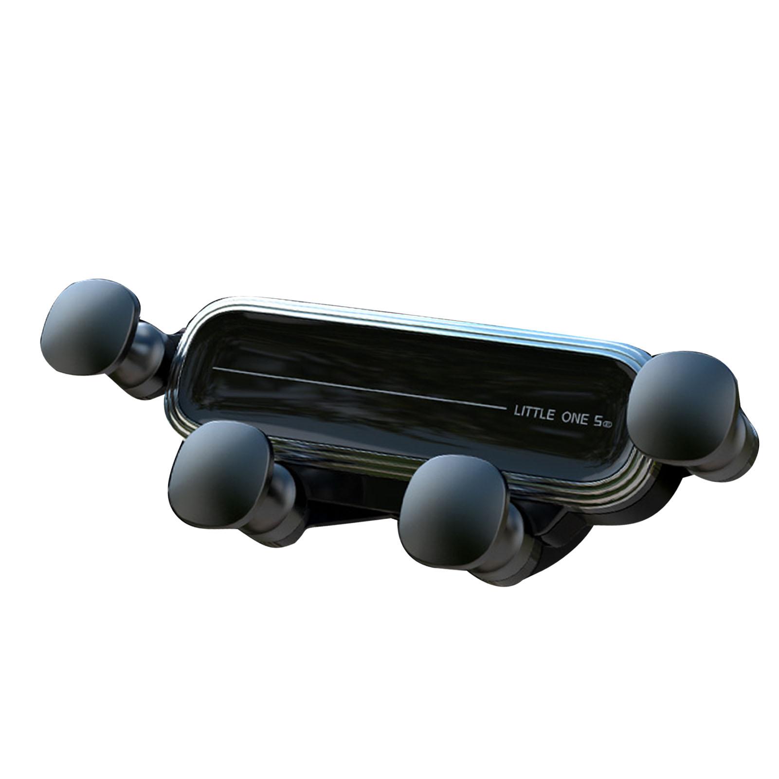 

Модернизированное гравитационное автомобильное крепление для телефона с автоматической блокировкой и функцией Hands Free, мини-крепление для телефона на вентиляционную решетку автомобиля для 4.76,9 дюймов серебряный