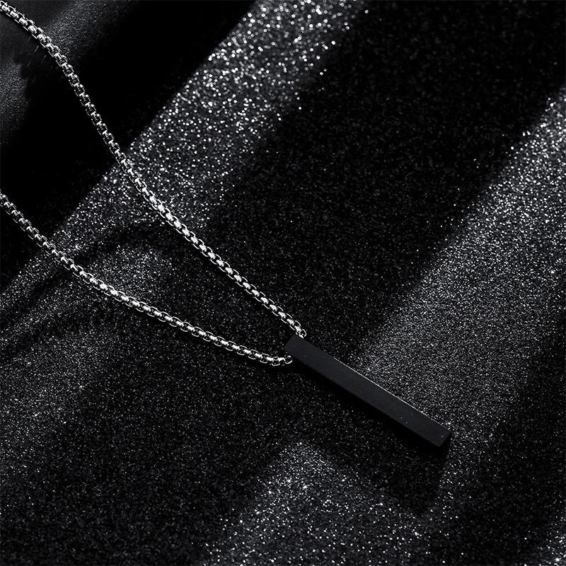 Copper Unisex Sporty Chain Necklace Personality Column Design Stainless Steel Pendant Hop Accessories New Jewelry