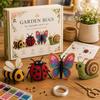 Kit Animale con Perline 3D, Kit Ricamo con Perline Fai-da-te per Principianti, Artigianato Animale con Perline Fatto a Mano Mucca Scozzese/Farfalla/Gufo per Adulti, Adolescenti