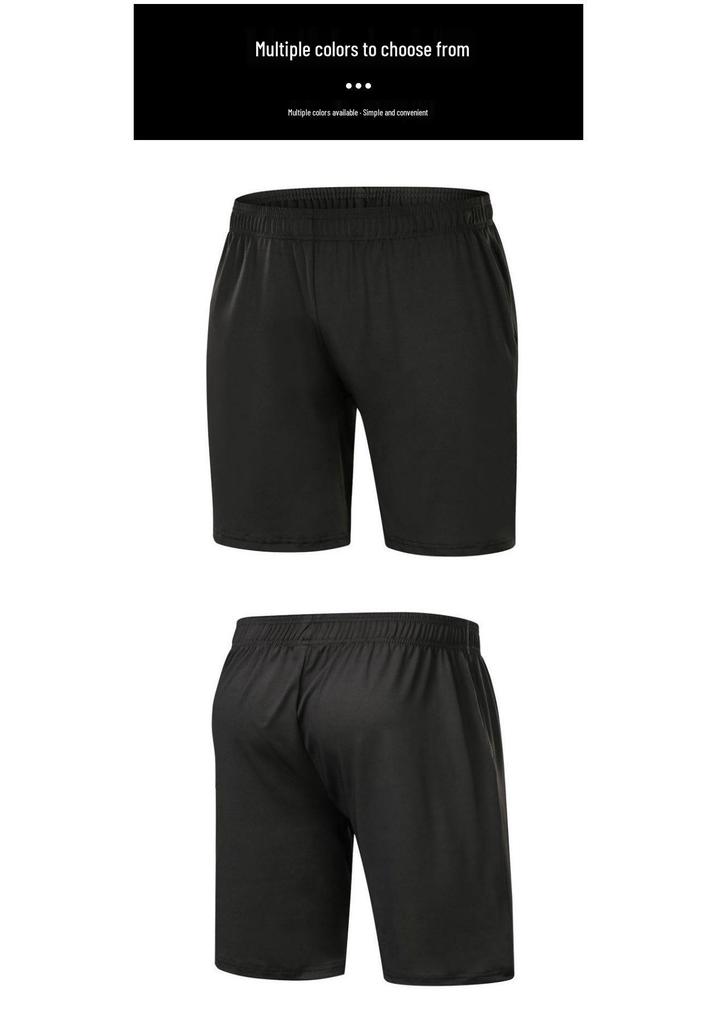Summer Quick-Dry Sport Shorts - Moisture-Wicking Fitness Wear for Morning Runs and Football with Ice Silk Comfort