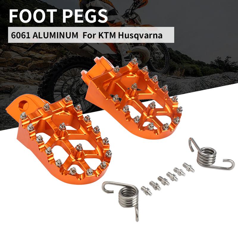Motorcycle Footpeg Foot Pegs Pedals Rests For KTM SX SXF EXC EXCF XCF XCW XCFW 65 85 125 150 250 300 350 400 450 530 ADVENTURE