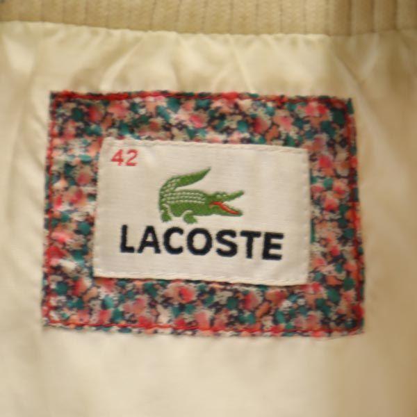 Lacoste Floral Down Jacket 42 Pink Women Used