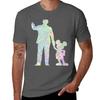 Splatter Paint Partners Silhouette TShirt Stain Resistant Casual Tee