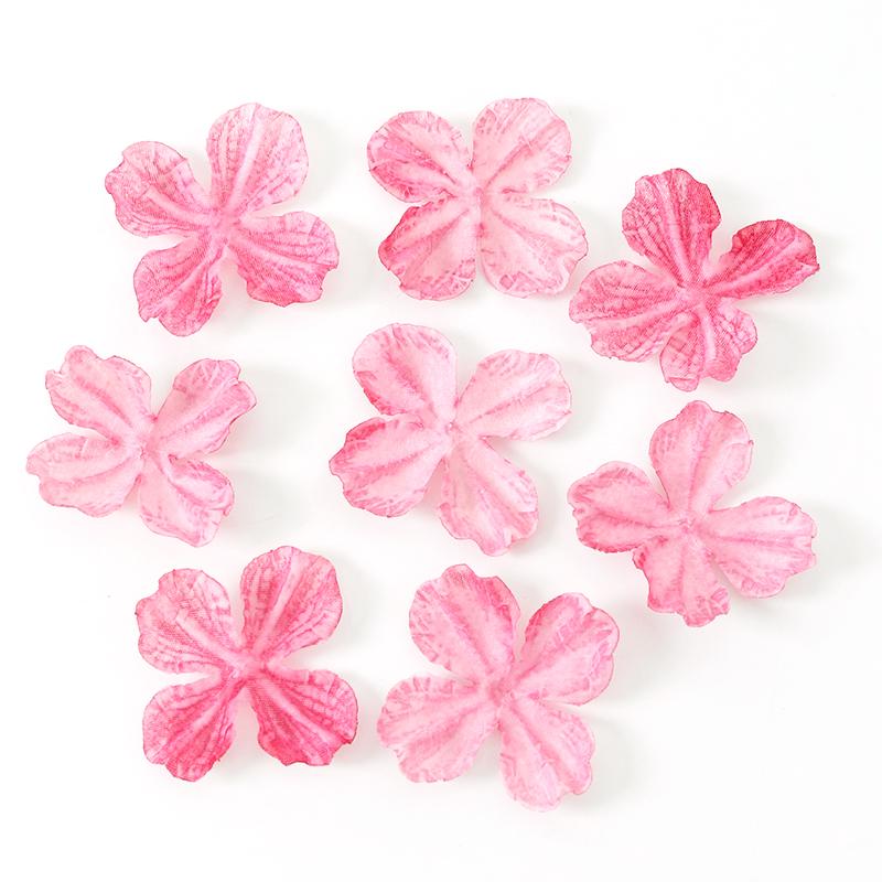 20/50Pcs Artificial Flowers 4.5CM Fake Flower Petal for Home Decor Wedding Decoration DIY Craft Gift Costume Ornament Accessory