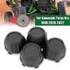4 Stück Schwarze Radnabenkappen Mittelabdeckung für Kawasaki Teryx Krx 1000 2020-2022