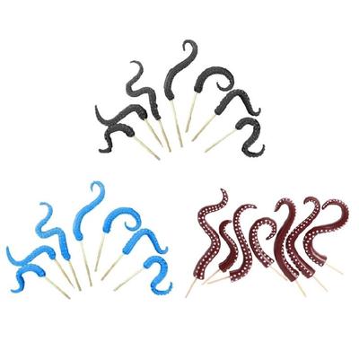 7 Piece Novelty Resin Octopuses Tentacle Decorations Waterproof Garden Plant Support for Indoor and Outdoor