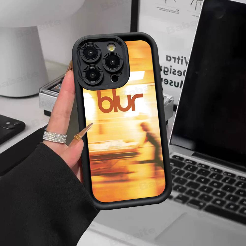 Band Musik Rapper B-Blur Vintage Phone Case For IPhone 17 16 15 14 13 12 11 Air Plus Pro Max Soft Back Cover
