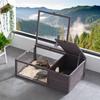 VEVOR Tortoise Habitat, Wooden Tortoise House Indoor & Outdoor, Tortoise Enclosure with Hanging Light Stand