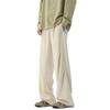 Unisex Dark Grey Paratrooper Pants - Spring/Autumn Loose Fit, Pleated, Wide-Leg Trend