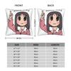 I Draw Osaka Pointing Up Osaka Time Text Azumanga Daioh Pillow Cover  Vintage Pillow Case For Sofa Home Decoration Pillowcases