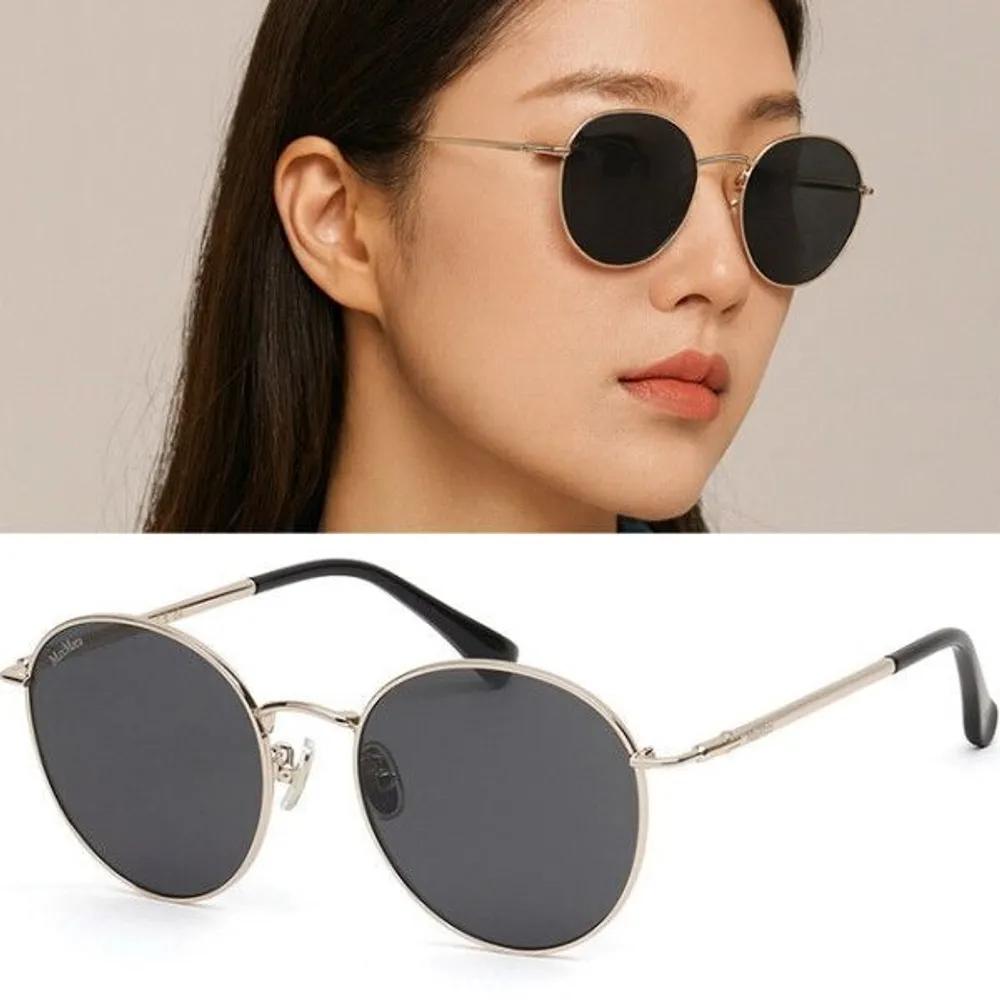 

[MaxMara] Sunglasses MM0113K 28B Round Gold Metal Frame Worn by Han Hyo-joo