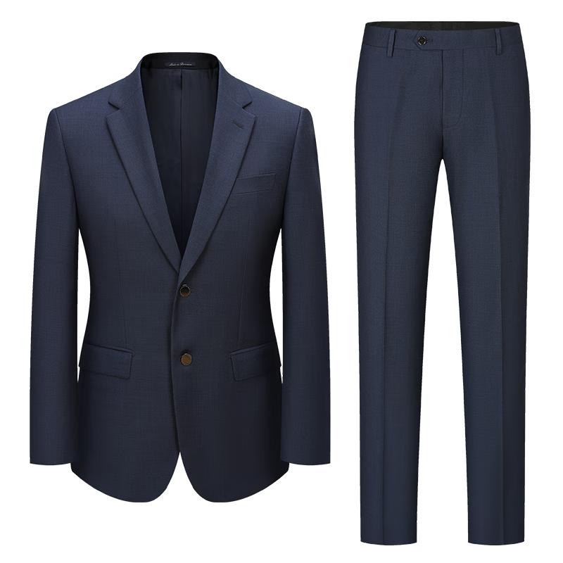 

Baillomont Men s 100% Wool Double-Vent Business Suit 80