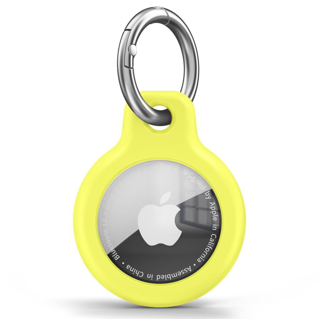 TPU Cover for Air tag Holder with Keychain Protective Shell Tracker Accessories Anti-scratch Sleeve For Air tag Case