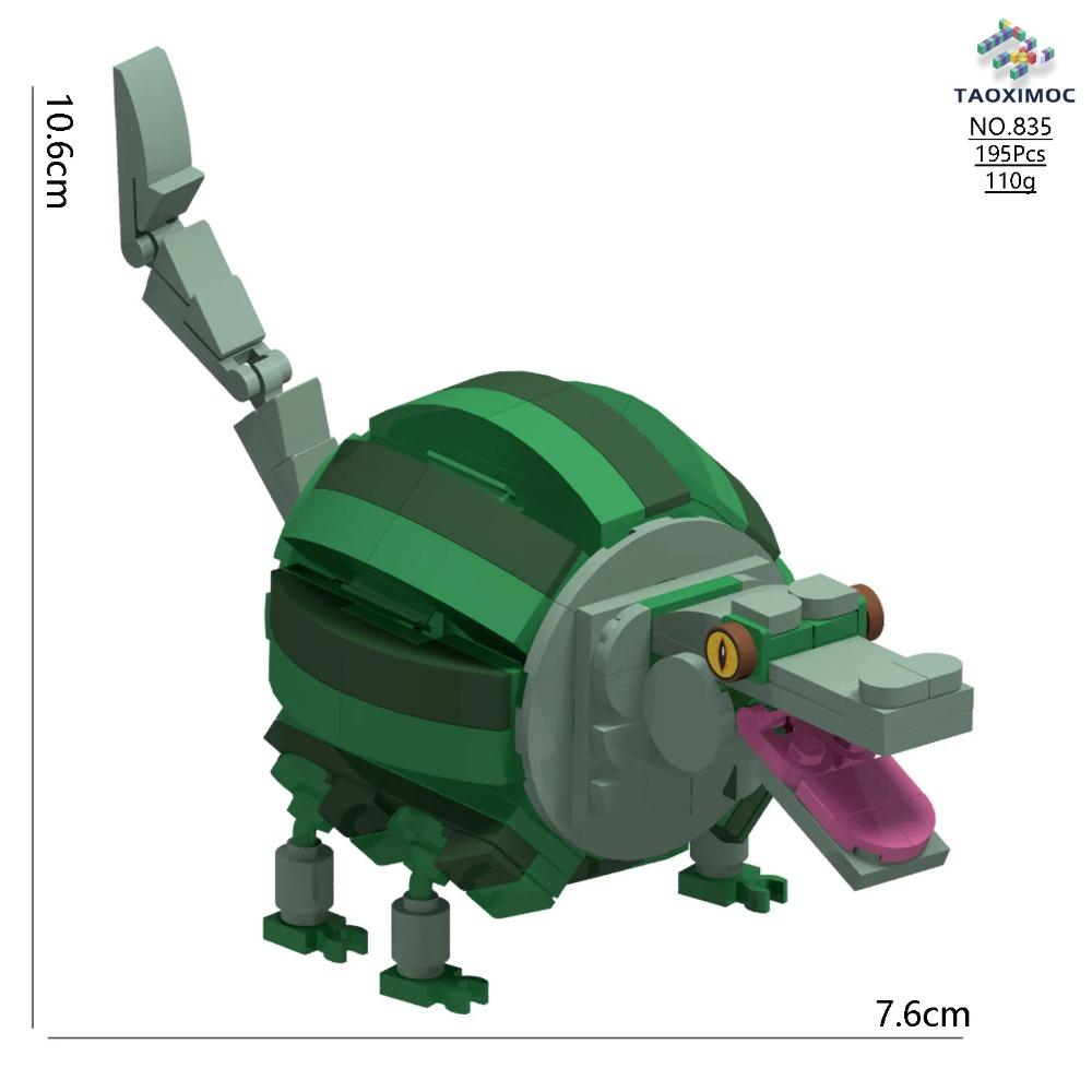 2025 Cartoon Italian Brainrot Animals Tung Tung Tung Sahur Building Blocks Model Desk Ornament Tralalelo Tralala Bricks Toy Gift