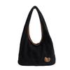 2025 Autumn and Winter New Large-capacity Casual Fashion Messenger Bag Women's Japanese Solid Color Shoulder Bag Niche Tote Bag