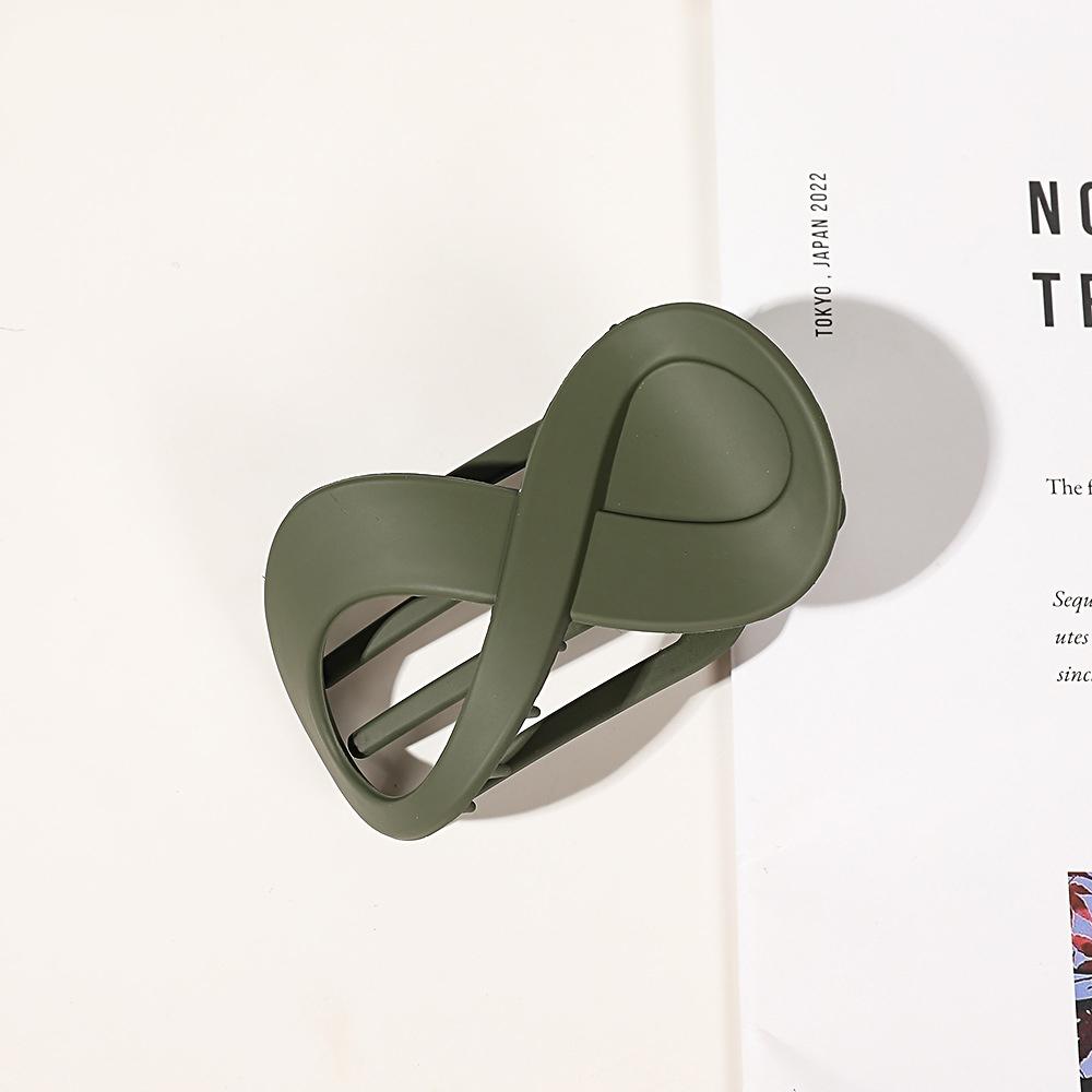 Trend PC Hair Clip Simple 8-shaped Infinity Styling Holder Shark Hair Claw Clip Hair Accessories For Women  New