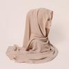 Muslim Hijab Premium Jersey Scarf Soft Solid Headscarf Femme Musulman Lot Hijabs Islamic Shawl Wraps Women Turban Foulard