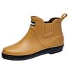 Men's Lightweight Waterproof Ankle Rain Boots - Non-Slip, Wear-Resistant Outdoor Shoes