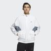 adidas Logo Print Patchwork Stand Collar Zip Jacket HM5146