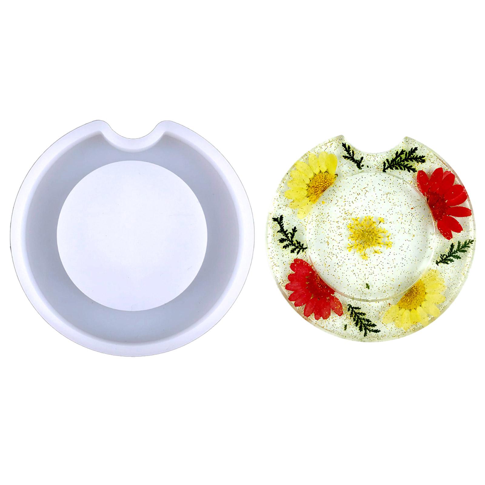 

Силиконовая смола Форма для брелока Подвеска Форма DIY Подставка для стакана Подставка для стакана Форма для литья Подставка для стакана Глиняная форма Инструмент для изготовления ювелирных изделий S