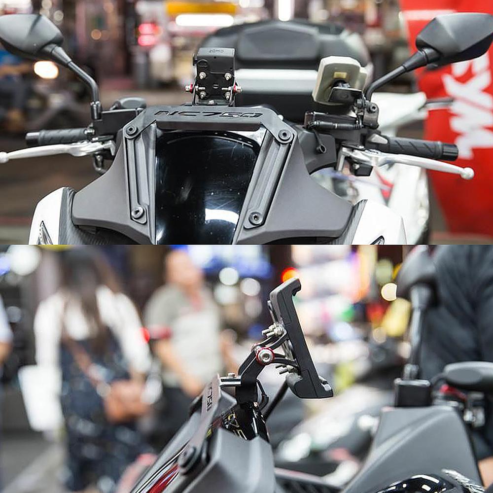 For HONDA NC750D NC 750D NC750 D Motorcycle Front Phone Stand Holder Smartphone Phone GPS Navigaton Plate Bracket