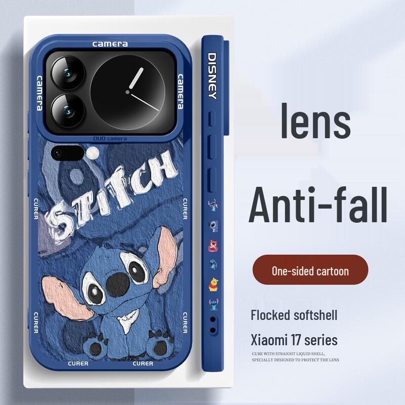 Cartoon Silicone Anti-Drop Phone Case with Full Lens Protection