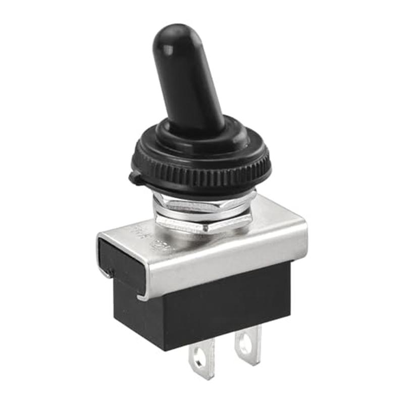 12.2mm Toggle Switch 2 Pin Switch 25A 12V Rating Compact Size Easy tallation Outdoor Use For Electrical Applications