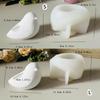 Flexible Silicone Mold for Making Decorative Candle Stand Bird Shaped Candlestick Mould Wedding Decoration Mold