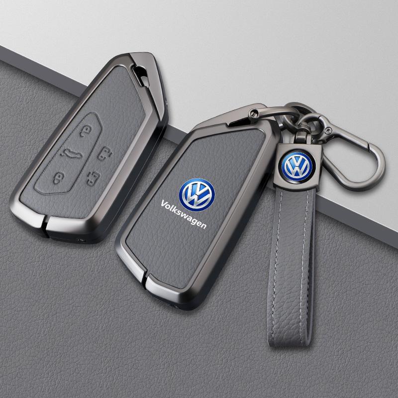 3/5 Button Zinc Alloy Car Remote Key Case Cover Protector Holder Shell Fob For VW Golf 8 ID4 Cupra Formentor Tarraco Mk7 Gti Mk8 pdsh9