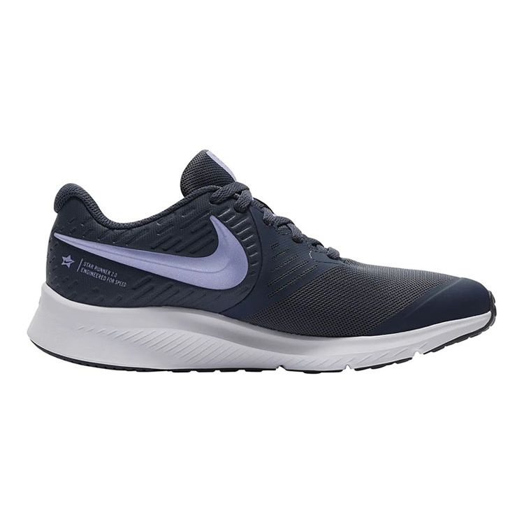Nike Star Runner 2 Comfortabele Lichtgewicht Schokabsorberende Antislip Slijtvaste Ademende Lage Hardloopschoenen Dames sneaker AQ3542-406