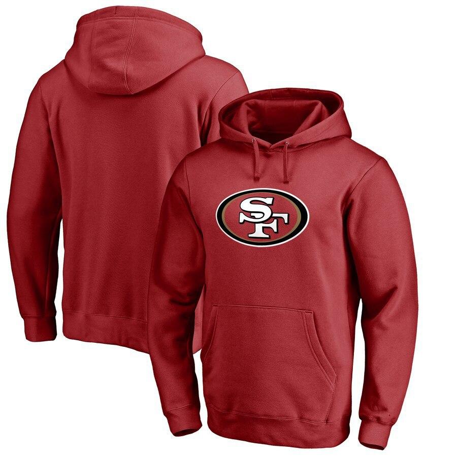 Men s clothing European and American size men s hooded sweater NFL49ers American football clothing European and American style S