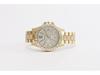 Luxury Men's Quartz Watch with Full Diamond Three-Eye Design
