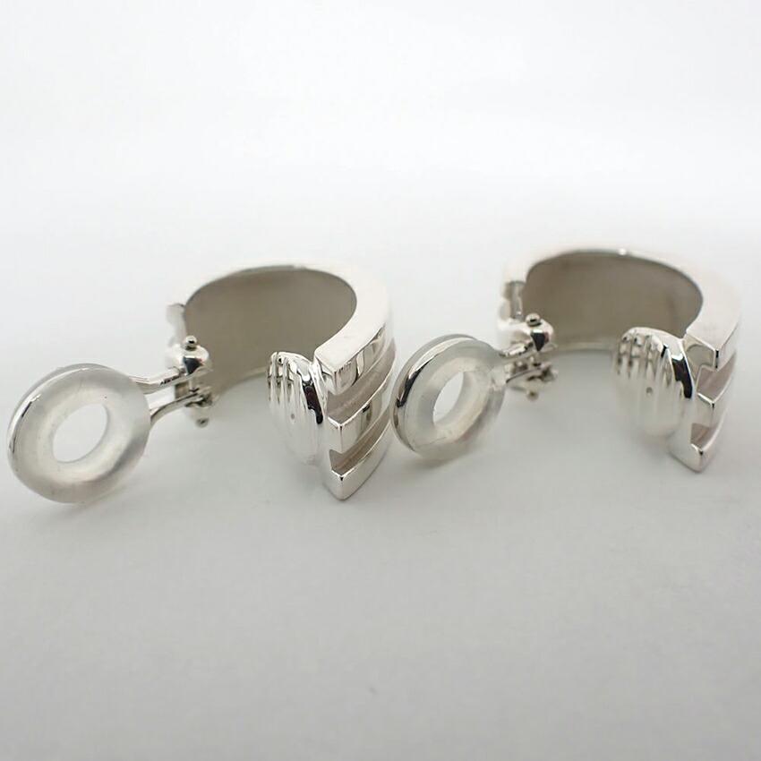 [Used] TIFFANY/Tiffany SV925 Double Line Earrings/g410-25