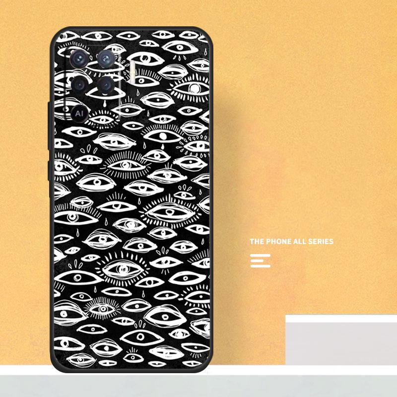 

Eyes Pattern Case For Oppo A18 A38 A58 A78 A98 A5 Pro A6 A15 A54 A74 A94 A17 A57 A80 A60 A40 A16 A76 A96 OPPO A96 4G