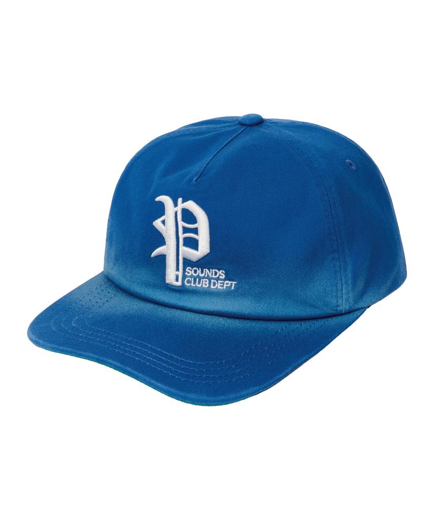 Pideupaipeo P Logo Washed Cap Blue